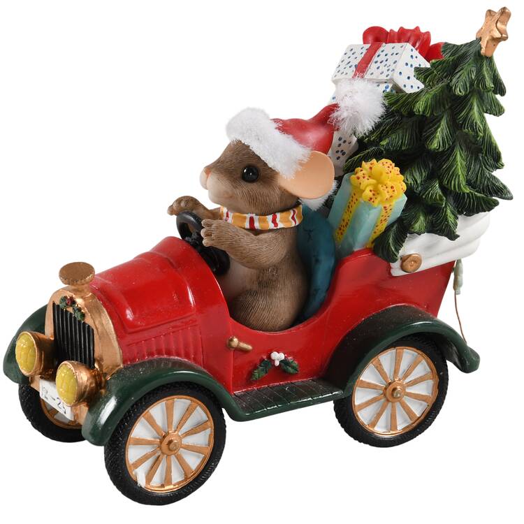 Charming Tails Headin' Home For The Holidays - With Box