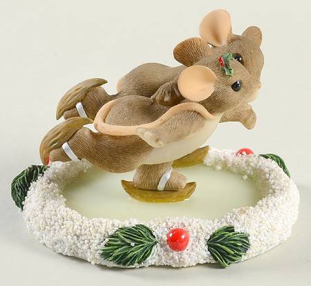 Charming Tails Skating Through The Season - With Box Bx364