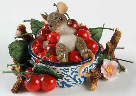 Charming Tails Life Is A Bowl Full Of Cherries - Boxed