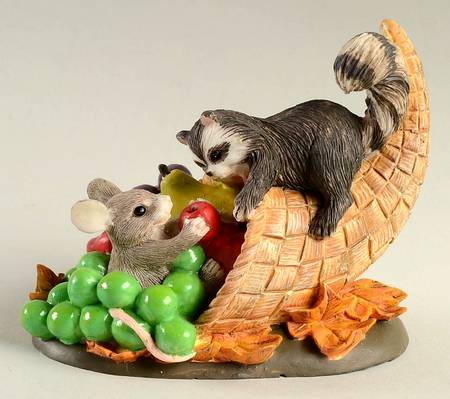 Charming Tails Horn Of Plenty - Boxed