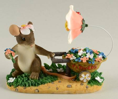 Charming Tails Flower For A Friend - With Box Bx315