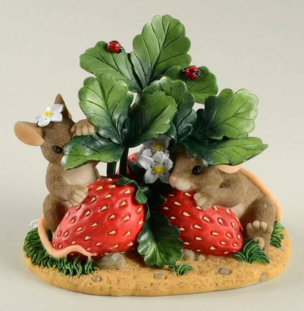 Charming Tails Sometime Love Is Berry Shy - Boxed