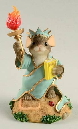 Charming Tails Little Lady Liberty - Boxed