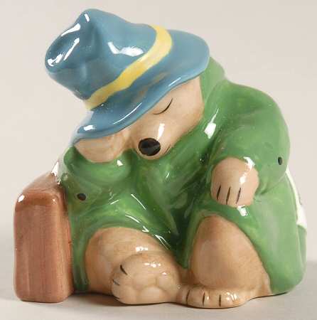 Paddington Bear Waits For A Train-Blue Hat - No Box