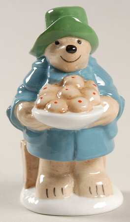 Paddington Bear With His Buns - Green Hat - No Box