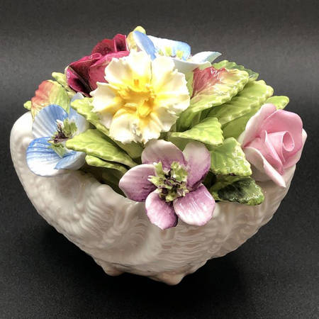 Coalport Florals Flower Basket - Boxed