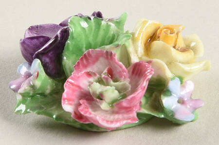 Coalport Florals Placecard Mixed Flowers H - No Box