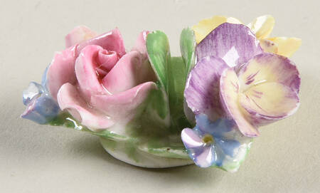 Coalport Florals Placecard Mixed Flowers F  - No Box