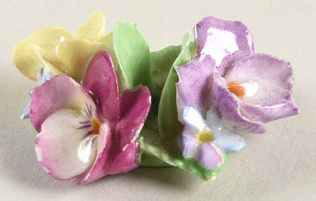 Coalport Florals Placecard Mixed Flowers B - No Box