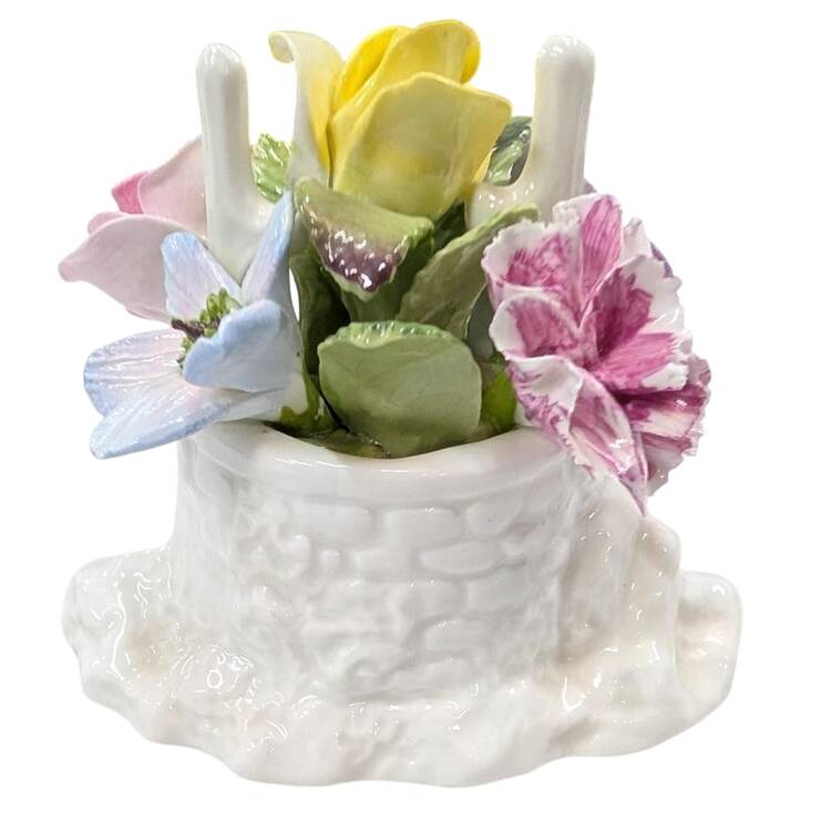 Coalport Florals Mixed Flowers In Wishing Well - No Box