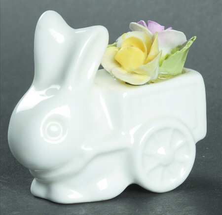 Coalport Florals Bunny With Flowers - Boxed