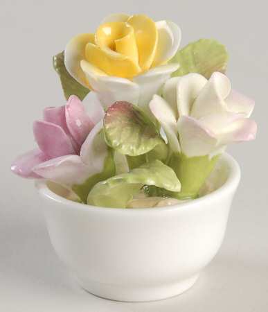 Coalport Florals Flowers In Round Bowl - Boxed