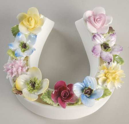 Coalport Florals Horseshoe - Boxed