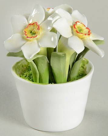 Crown Staffordshire Florals Vase-April - No Box