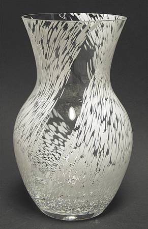 Allegro Collection 10 3/4" Statement Vase-Pearl - Boxed