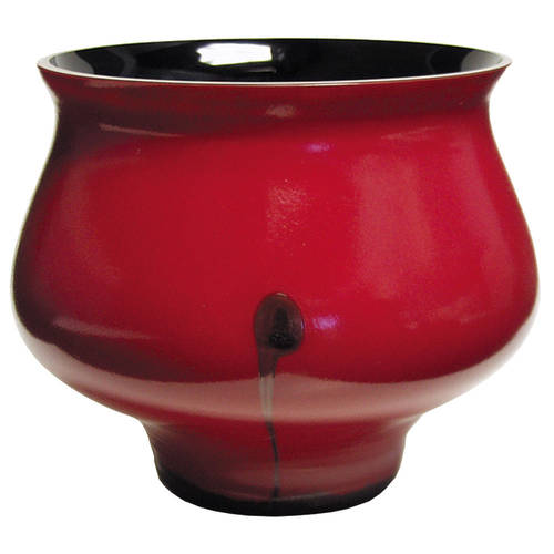 Ebony Collection 6" Planter-Flame - Boxed