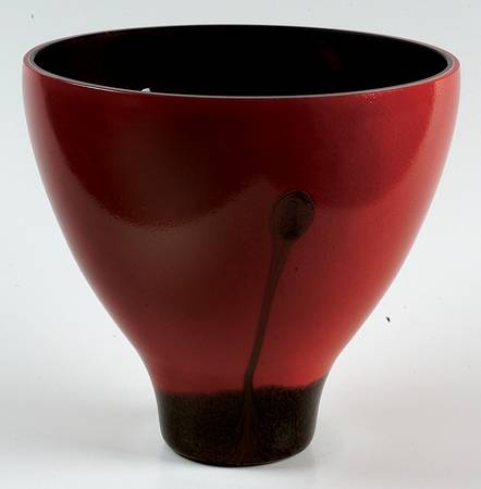 Ebony Collection 6" Fruit Bowl-Flame - Boxed