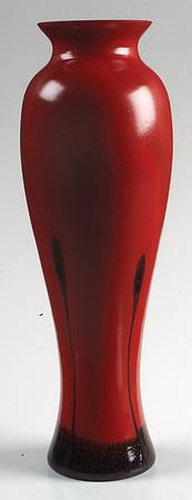 Ebony Collection 10" Chinese Vase-Flame - Boxed