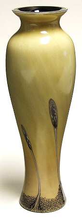 Ebony Collection 10" Chinese Vase-Sand - Boxed