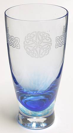 Celtic Myths Collection 6" Snowdrop Vase-Blue - Boxed