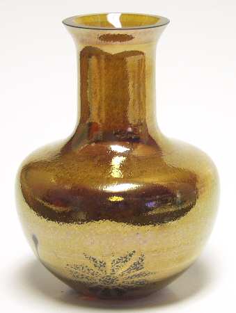Alchemy Collection 6" Medium Long Neck Vase-Gold - Boxed