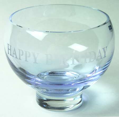 Occasions & Celebration Collection 5 3/4" Happy Birthday Bowl - Boxed