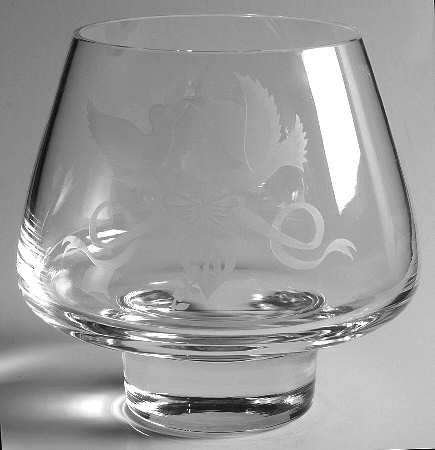 Occasions & Celebration Collection 6" 40th Anniversary Bowl-Clear - Boxed