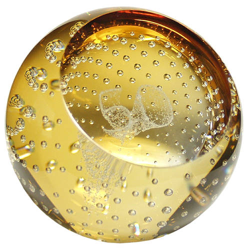 Occasions Paperweight Collection Celebration Numeral Gold 50 - Boxed