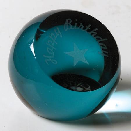Occasions Paperweight Collection 1 3/4" Gems:Happy Birthday - Boxed