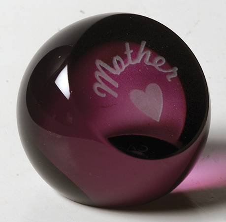 Occasions Paperweight Collection 1 3/4" Gems:Mother - Boxed