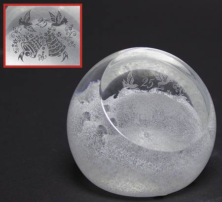 Occasions Paperweight Collection Celebration Silver - With Box