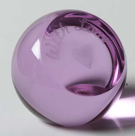 Occasions Paperweight Collection 1 3/4" Gems:With Love - Boxed