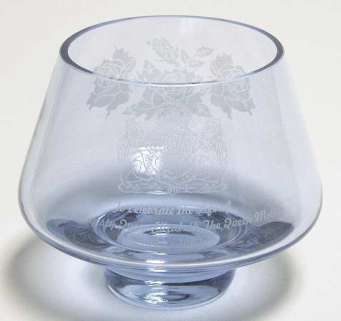 Caithness Giftware Elizabeth Of Glamis Rose Bowl - Boxed