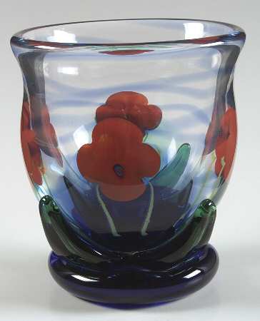 Caithness Giftware Small Bowl-Poppy - Boxed
