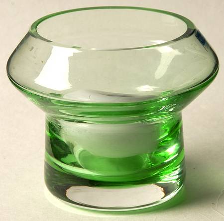 Caithness Giftware Candle Holder-Green - Boxed