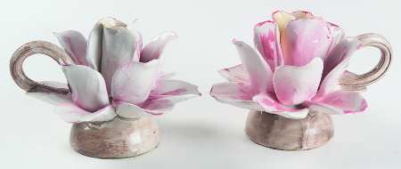Capodimonte Giftware Candle Pair - No Box