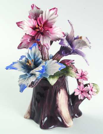 Capodimonte Giftware Floral Centerpiece - No Box