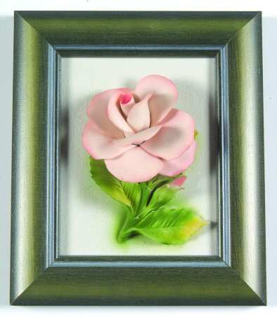 Capodimonte Giftware Rose Frame-June - No Box