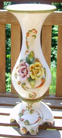 Capodimonte Giftware Vase-Pedestal Base - No Box
