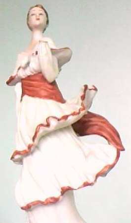 Capodimonte Giftware Young Lady - No Box