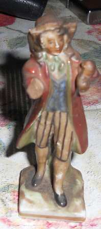 Capodimonte Giftware Man In Stripe Pants - No Box