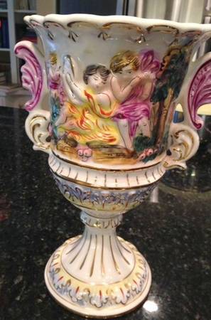 Capodimonte Giftware Cherubs Centerpiece - No Box