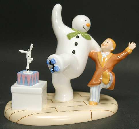 Snowman Treading The Boards - With Box
