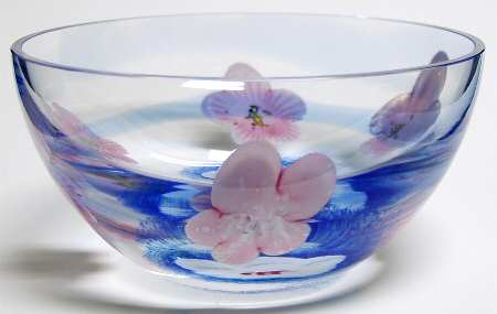 Fantasia Collection Floral Ballet Low Bowl - Boxed