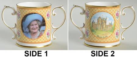 Caverswall Royalty Giftware Queen Mother 100th Birthday Loving Cup - No Box