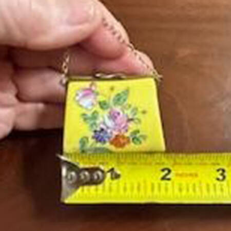 Chamart Exclusives Limoges Box Floral Yellow Purse - No Box
