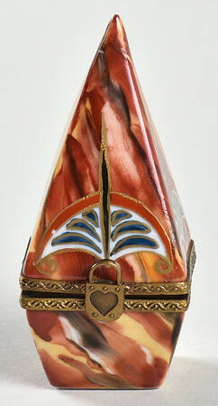 Chamart Exclusives Limoges Box Art Deco Pyramid - No Box