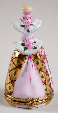 Chamart Exclusives Limoges Box Dress With Pink Bows And Roses - No Box
