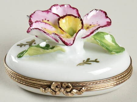 Chamart Exclusives Limoges Box Flower 3-D - No Box