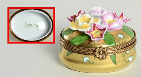 Chamart Exclusives Limoges Box Spring Floral Box - Boxed